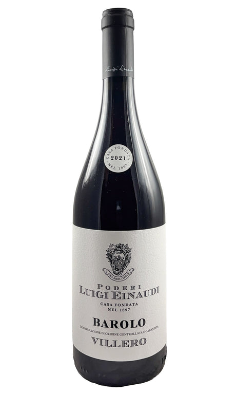 Bottle of Luigi Einaudi, Barolo Villero, 2021 - Red Wine - Flatiron Wines & Spirits - New York