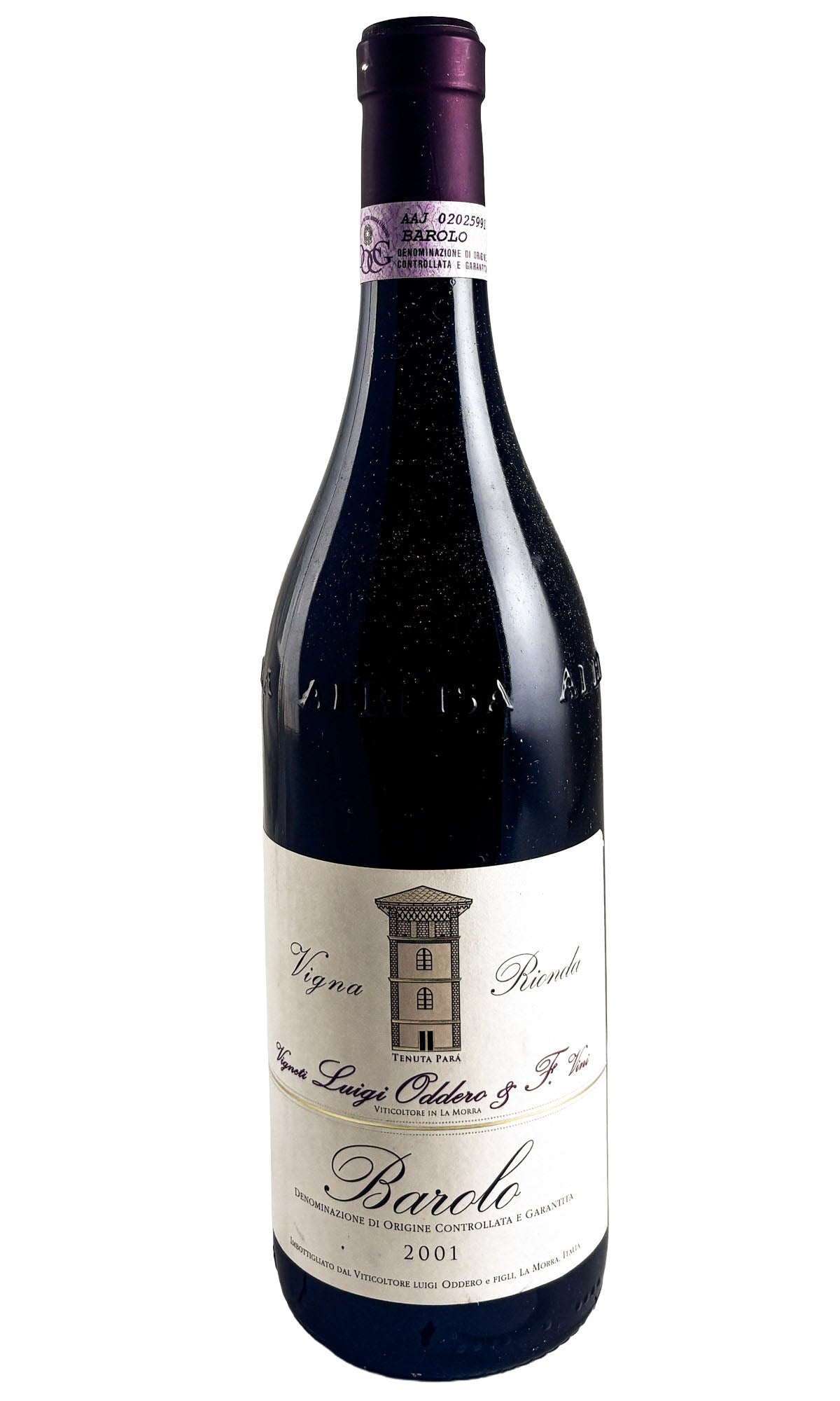Bottle of Luigi Oddero, Barolo Vigna Rionda, 2001 - Red Wine - Flatiron Wines & Spirits - New York