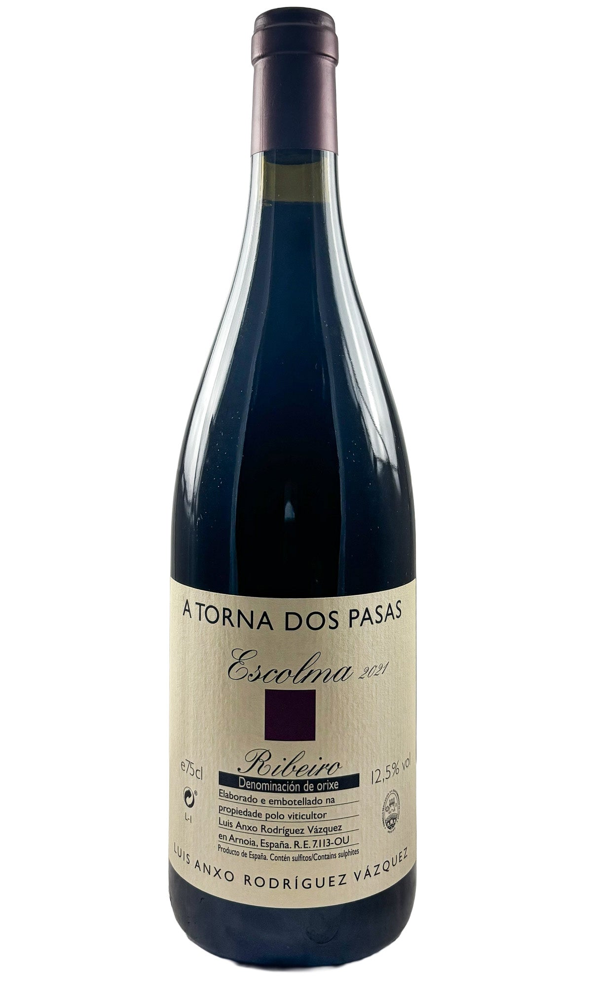 Bottle of Luis Rodriguez, A Torna dos Pasas Escolma Tinto, 2021 - Red Wine - Flatiron Wines & Spirits - New York