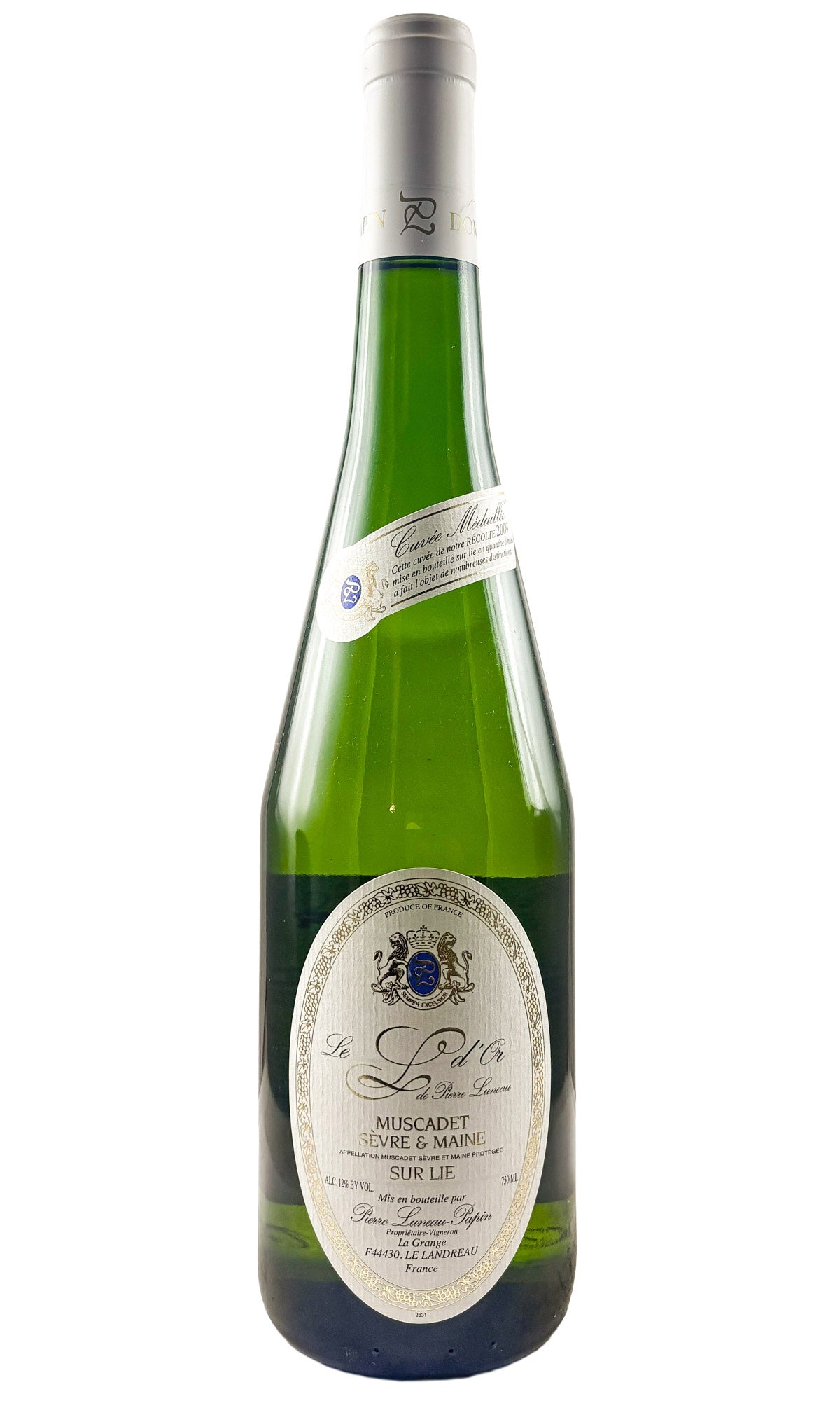 Bottle of Luneau-Papin, Muscadet Sèvre-et-Maine L D'Or, 2009 - White Wine - Flatiron Wines & Spirits - New York