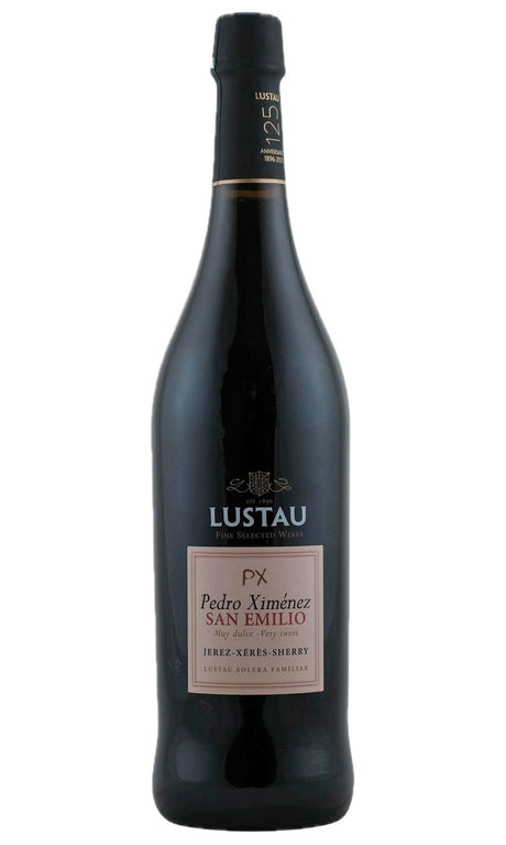 Bottle of Lustau, Pedro Ximenez Sherry 'San Emilio', NV - Fortified Wine - Flatiron Wines & Spirits - New York