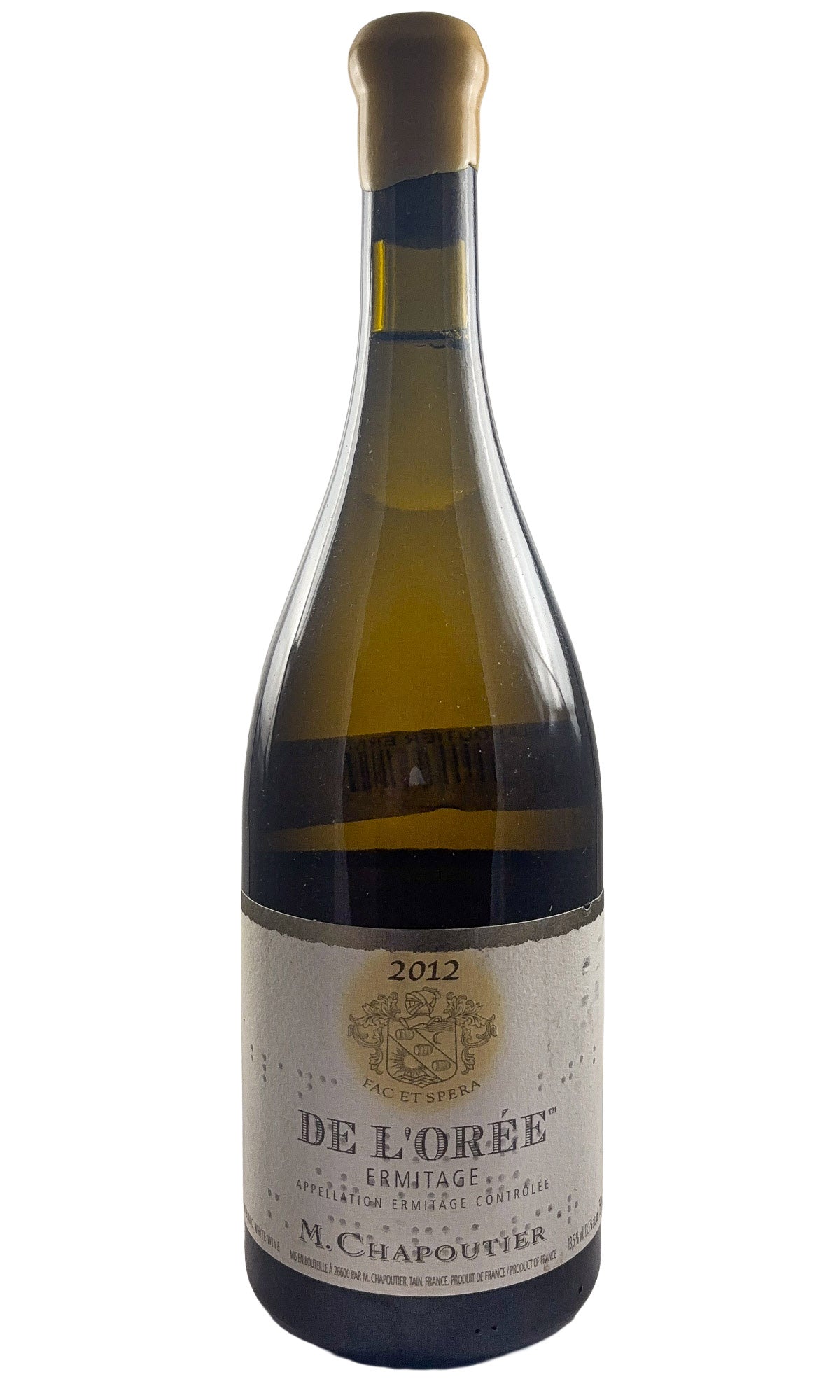 Bottle of M. Chapoutier, Hermitage Blanc De L’Oree, 2012 - Red Wine - Flatiron Wines & Spirits - New York