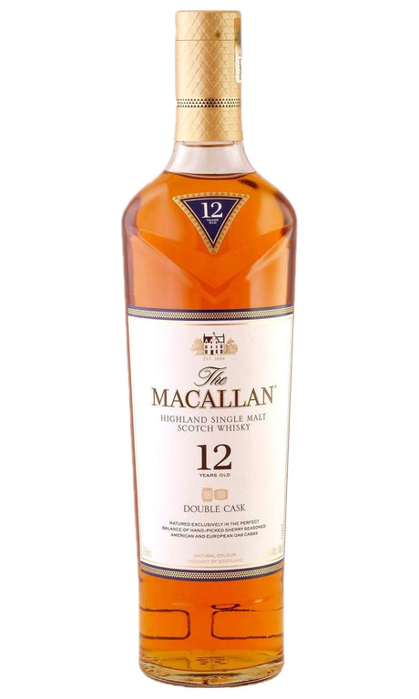 Bottle of Macallan, 12 Year Old Double Cask Single Malt Scotch - Spirit - Flatiron Wines & Spirits - New York