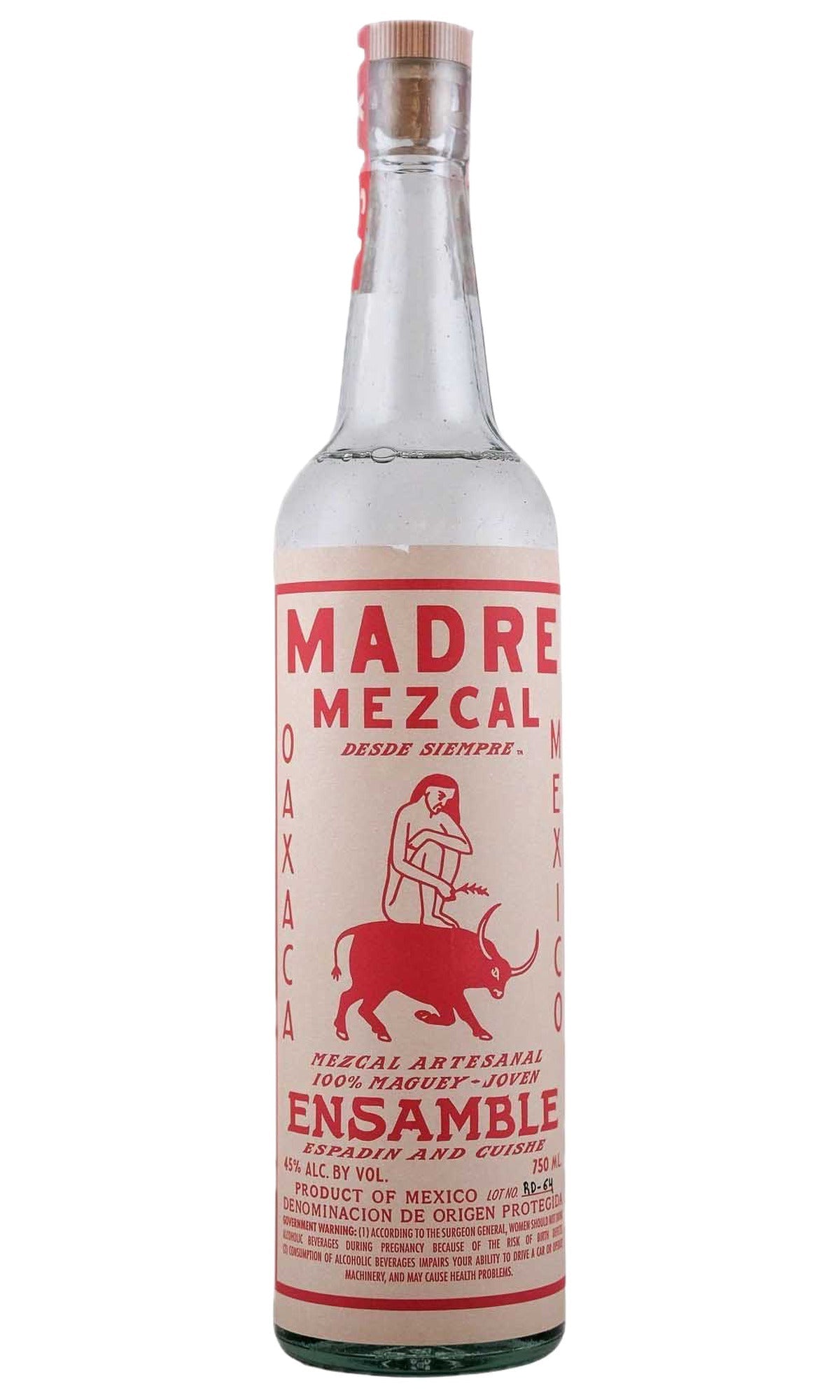 Bottle of Madre, Espadin y Cuixe Mezcal, NV (700ml) - Spirit - Flatiron Wines & Spirits - New York