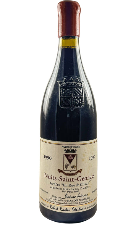 Bottle of Maison Bertrand Ambroise, Nuits-Saint-Georges 1er Cru Rue du Chaux, 1990 - Red Wine - Flatiron Wines & Spirits - New York