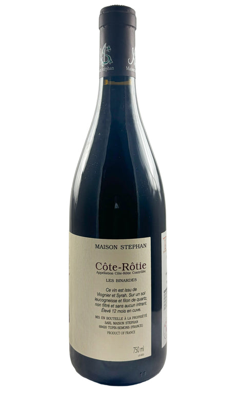 Bottle of Maison Stephan, Cote-Rotie Les Binardes, 2024 - Red Wine - Flatiron Wines & Spirits - New York