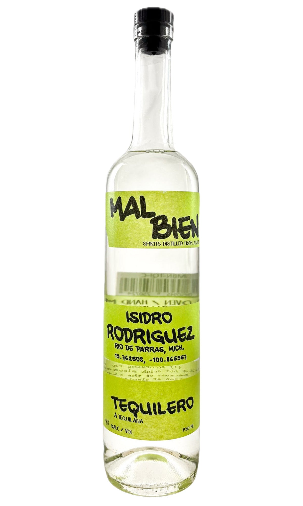 Bottle of Mal Bien, Tequilero Mezcal (Isidro Rodriguez), NV - Spirit - Flatiron Wines & Spirits - New York