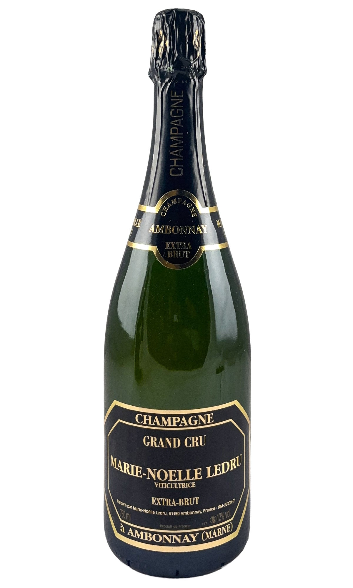 Bottle of Marie-Noelle LeDru, Champagne Ambonnay Grand Cru Brut [Black Label], NV - Sparkling Wine - Flatiron Wines & Spirits - New York