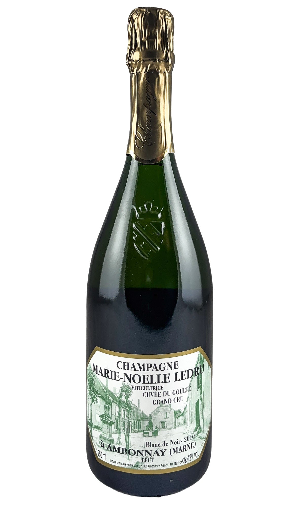Bottle of Marie-Noelle LeDru, Champagne Grand Cru Cuvee du Goulte, 2010 - Sparkling Wine - Flatiron Wines & Spirits - New York