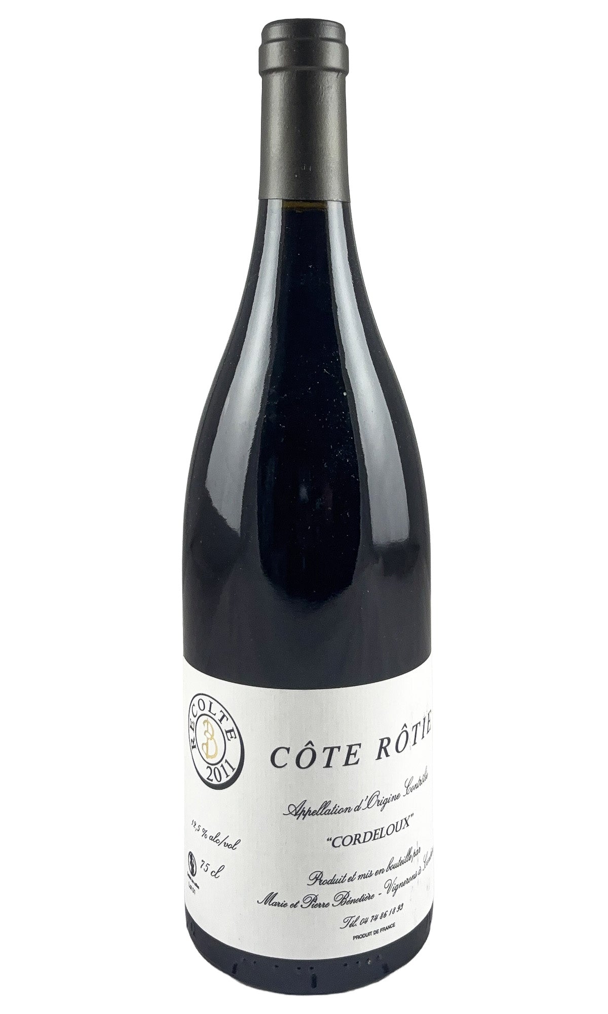 Bottle of Marie et Pierre Benetiere, Cote-Rotie Cordeloux, 2011 - Red Wine - Flatiron Wines & Spirits - New York