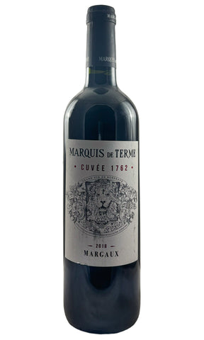 Bottle of Marquis de Terme, Margaux Cuvee 1762, 2018 - Red Wine - Flatiron Wines & Spirits - New York