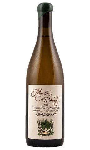 Bottle of Martin Woods, Chardonnay Yamhill Valley Vineyard, 2021 - White Wine - Flatiron Wines & Spirits - New York