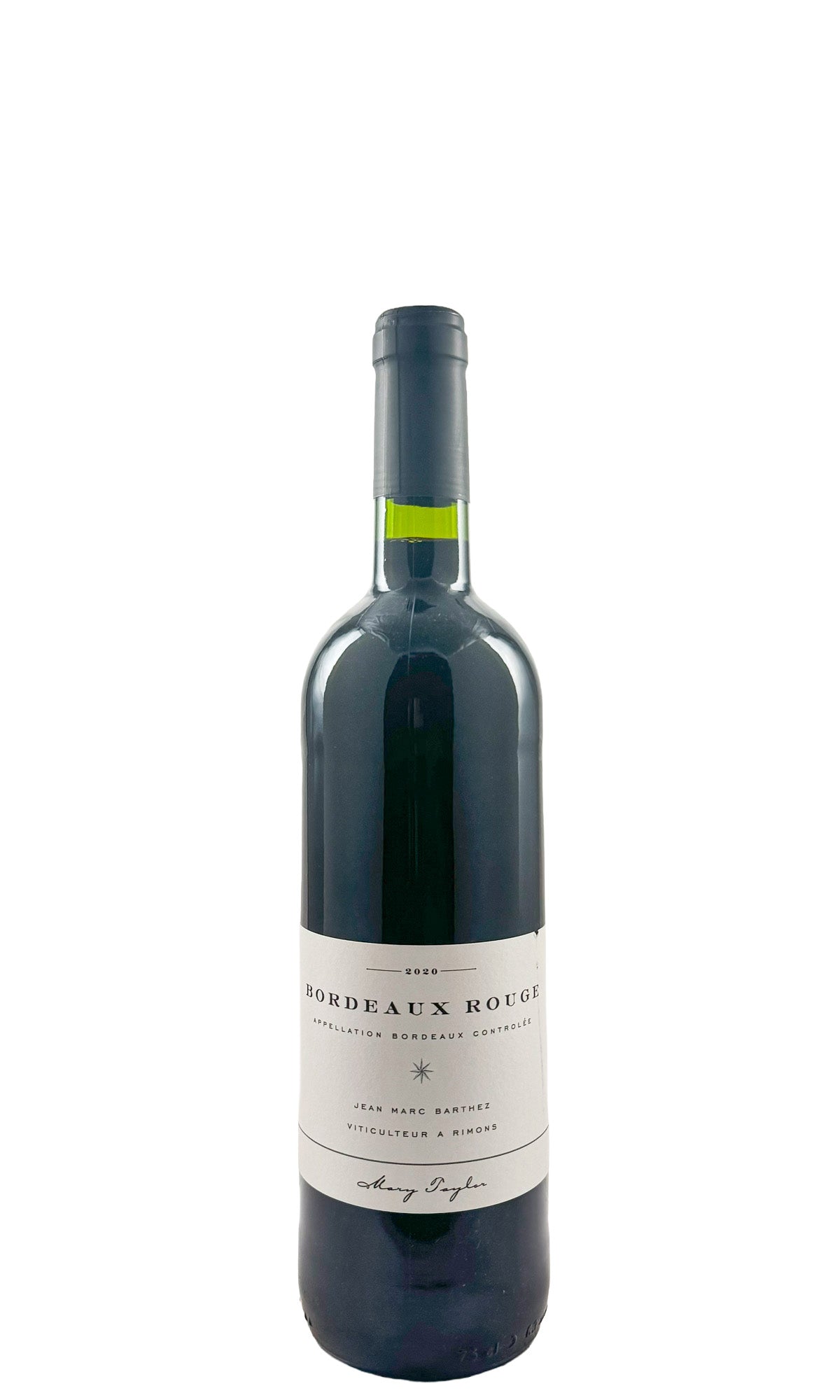 Mary Taylor, Bordeaux Rouge Elabore par Jean Marc Barthez, 2020