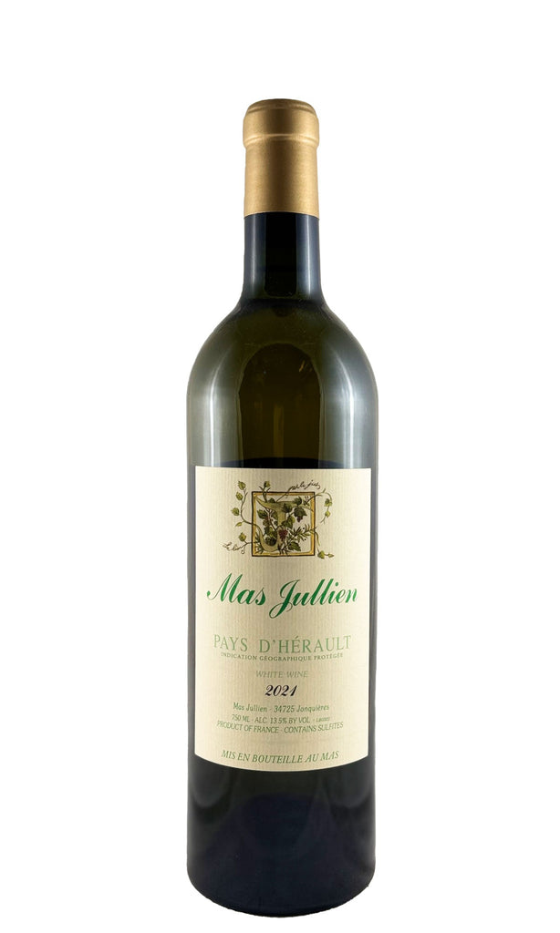 Bottle of Mas Jullien, Vin de Pays de l'Herault Blanc, 2021 - White Wine - Flatiron Wines & Spirits - New York