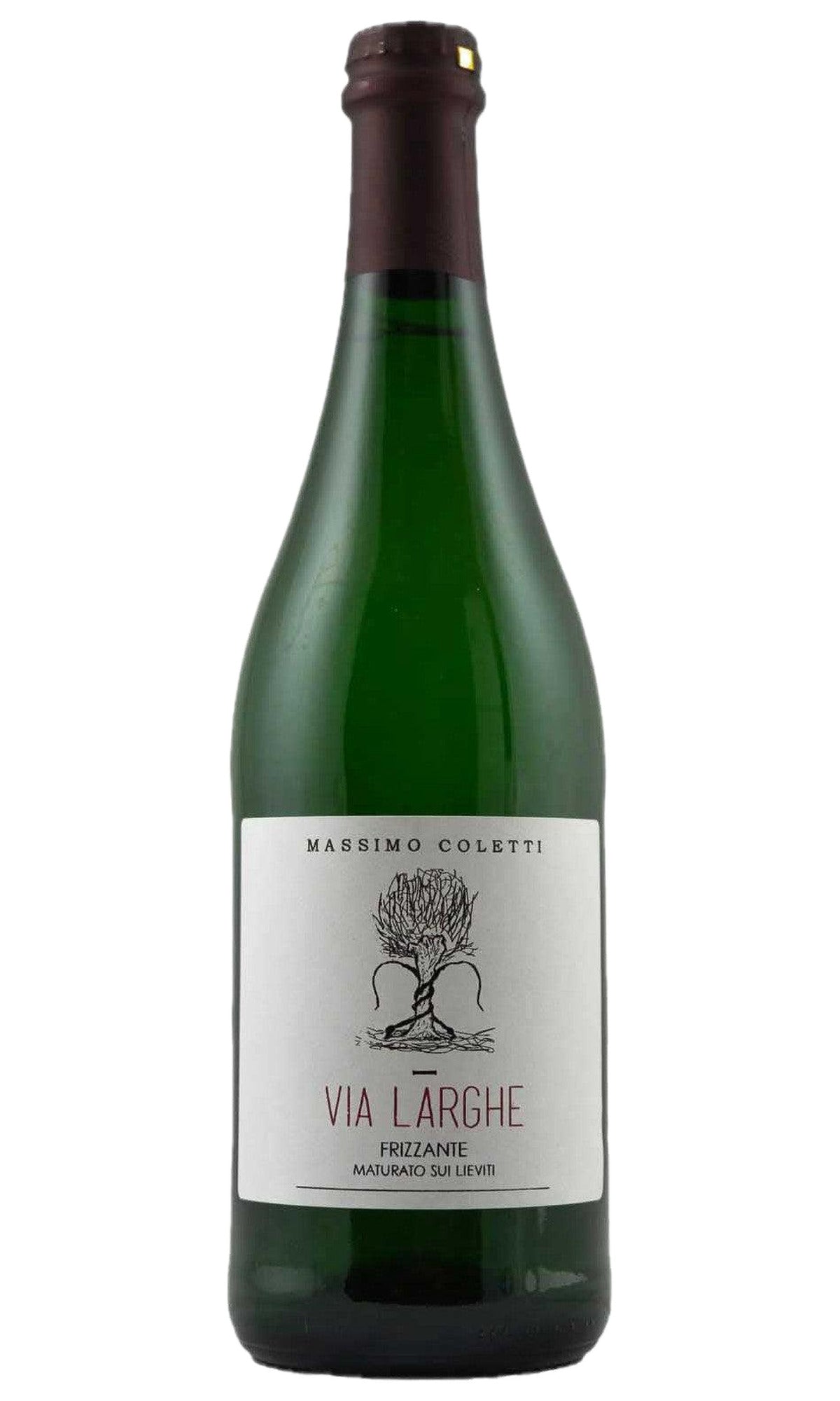Bottle of Massimo Coletti, Via Larghe Frizzante, 2022 - Sparkling Wine - Flatiron Wines & Spirits - New York