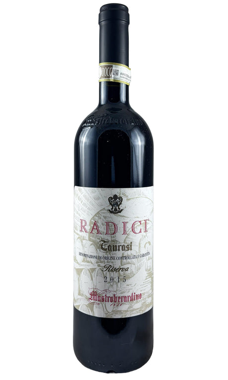 Bottle of Mastroberardino, Taurasi Radici Riserva, 2015 - Red Wine - Flatiron Wines & Spirits - New York