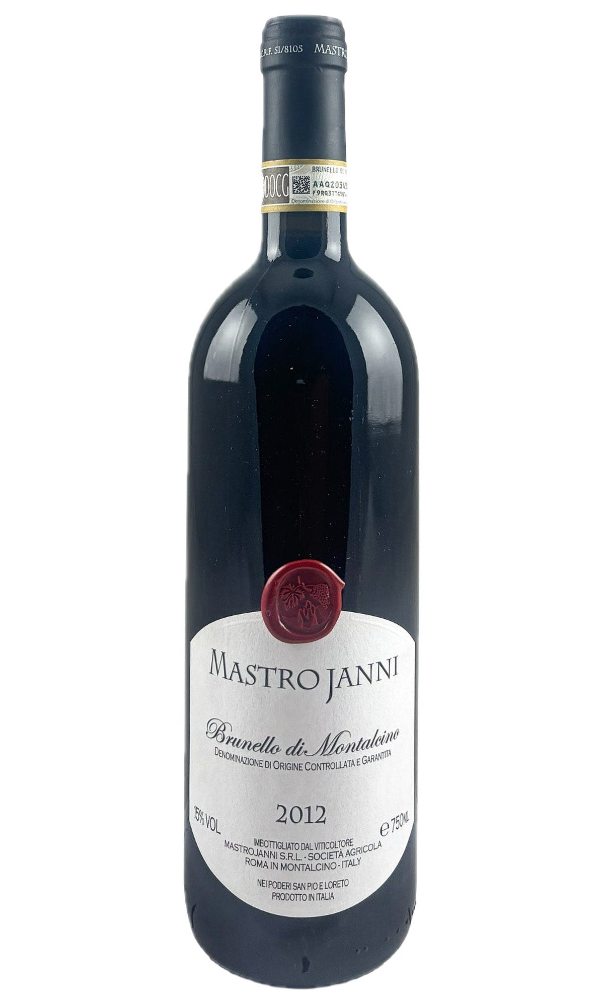 Bottle of Mastrojanni, Brunello di Montalcino, 2012 - Red Wine - Flatiron Wines & Spirits - New York