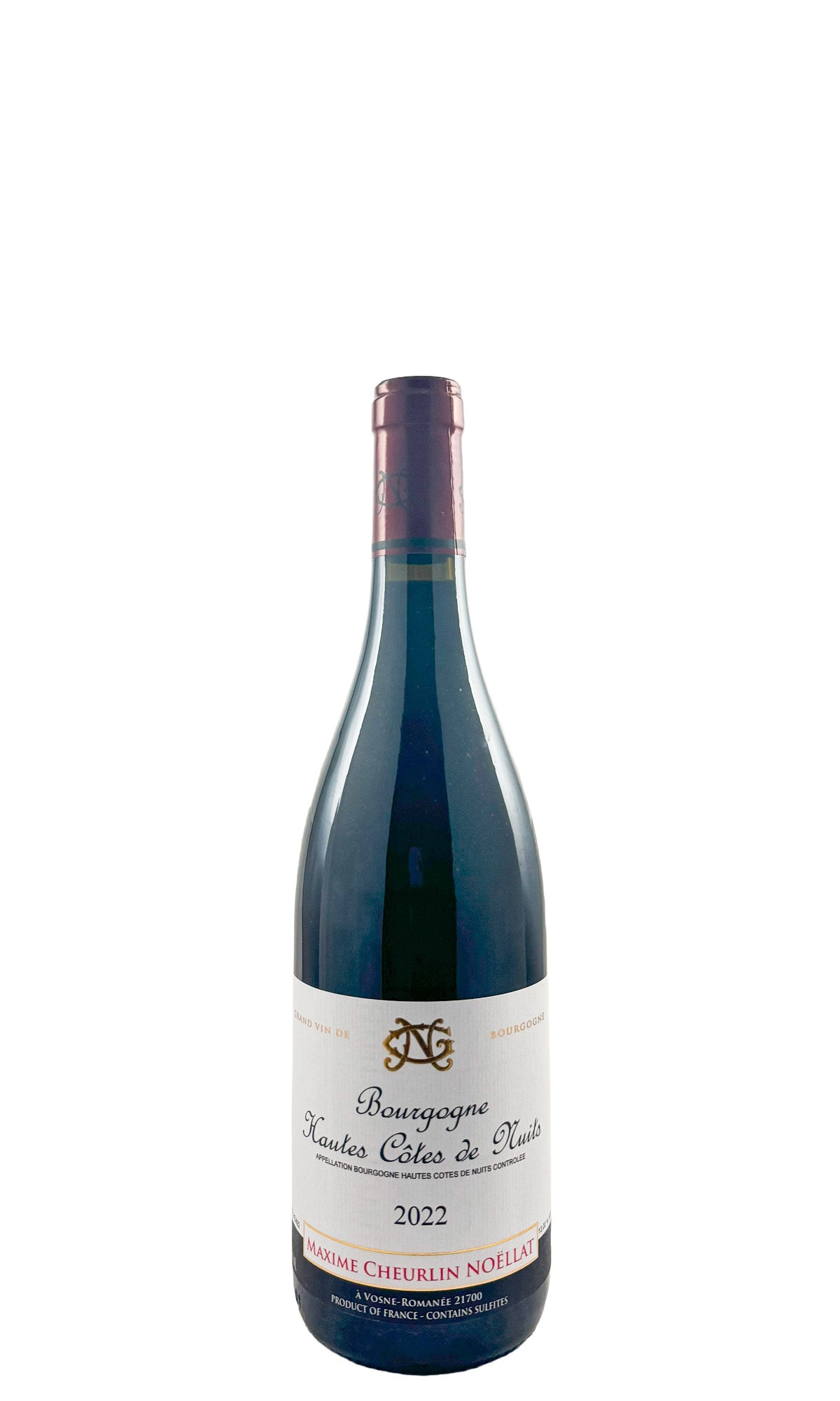 Bottle of Maxime Cheurlin Noellat, Bourgogne Hautes Cotes de Nuits Rouge, 2022 - Red Wine - Flatiron Wines & Spirits - New York