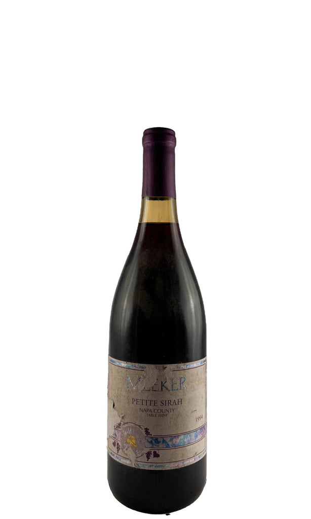 Bottle of Meeker, Petite Sirah (torn label), 1994 - Red Wine - Flatiron Wines & Spirits - New York