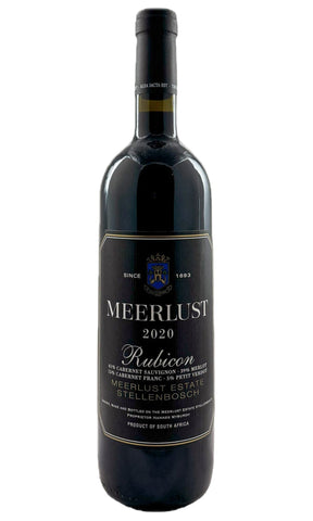 Bottle of Meerlust, Rubicon, 2020 - Red Wine - Flatiron Wines & Spirits - New York