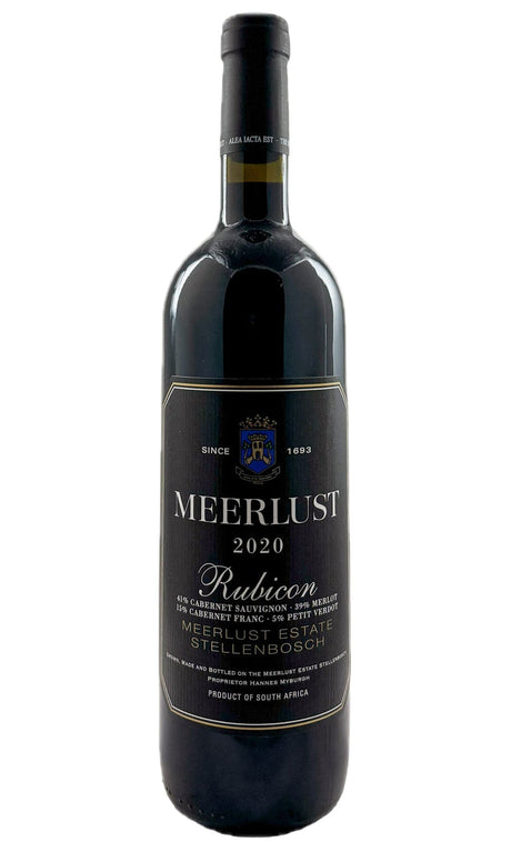 Bottle of Meerlust, Rubicon, 2020 - Red Wine - Flatiron Wines & Spirits - New York