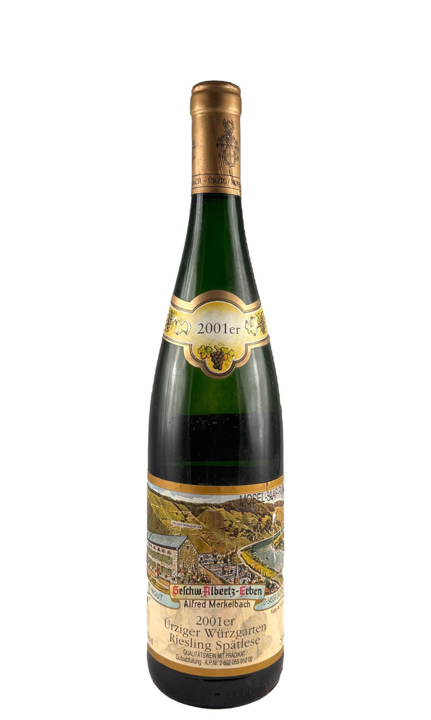 Bottle of Merkelbach, Urziger Wurzgarten Riesling Spatlese, 2001 - White Wine - Flatiron Wines & Spirits - New York