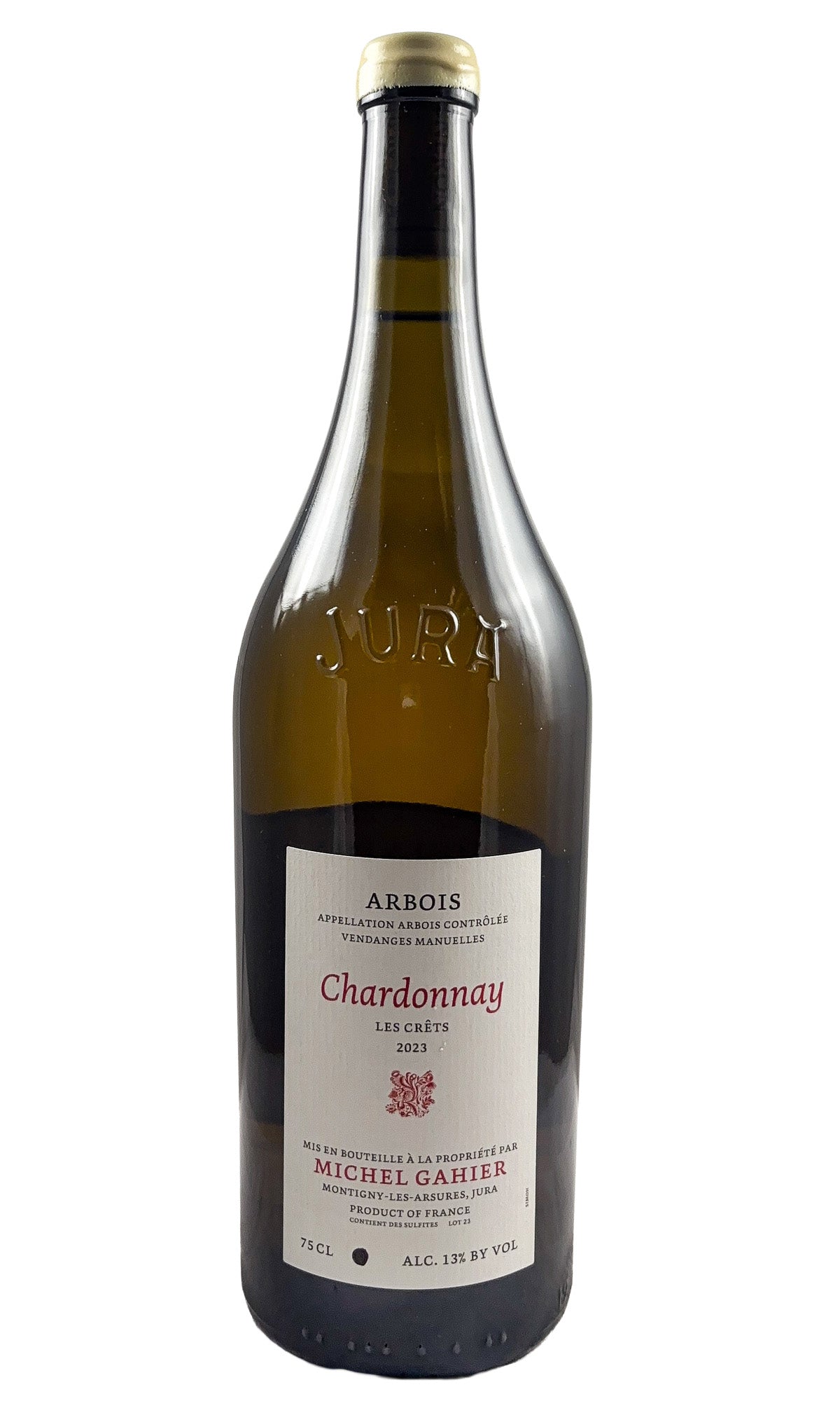 Bottle of Michel Gahier, Arbois Blanc Chardonnay Les Crets, 2023 - White Wine - Flatiron Wines & Spirits - New York