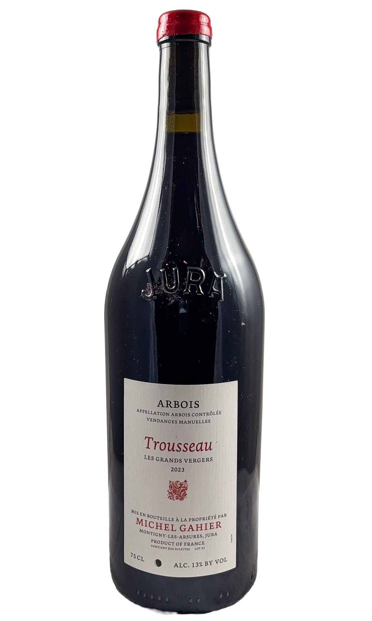 Bottle of Michel Gahier, Arbois Rouge Trousseau Grands Vergers, 2023 - Red Wine - Flatiron Wines & Spirits - New York