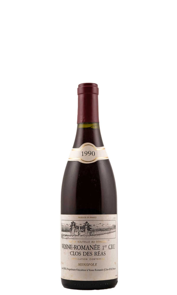 Bottle of Michel Gros, Vosne Romanee 1er Cru Clos des Reas Monopole, 1990 - Red Wine - Flatiron Wines & Spirits - New York