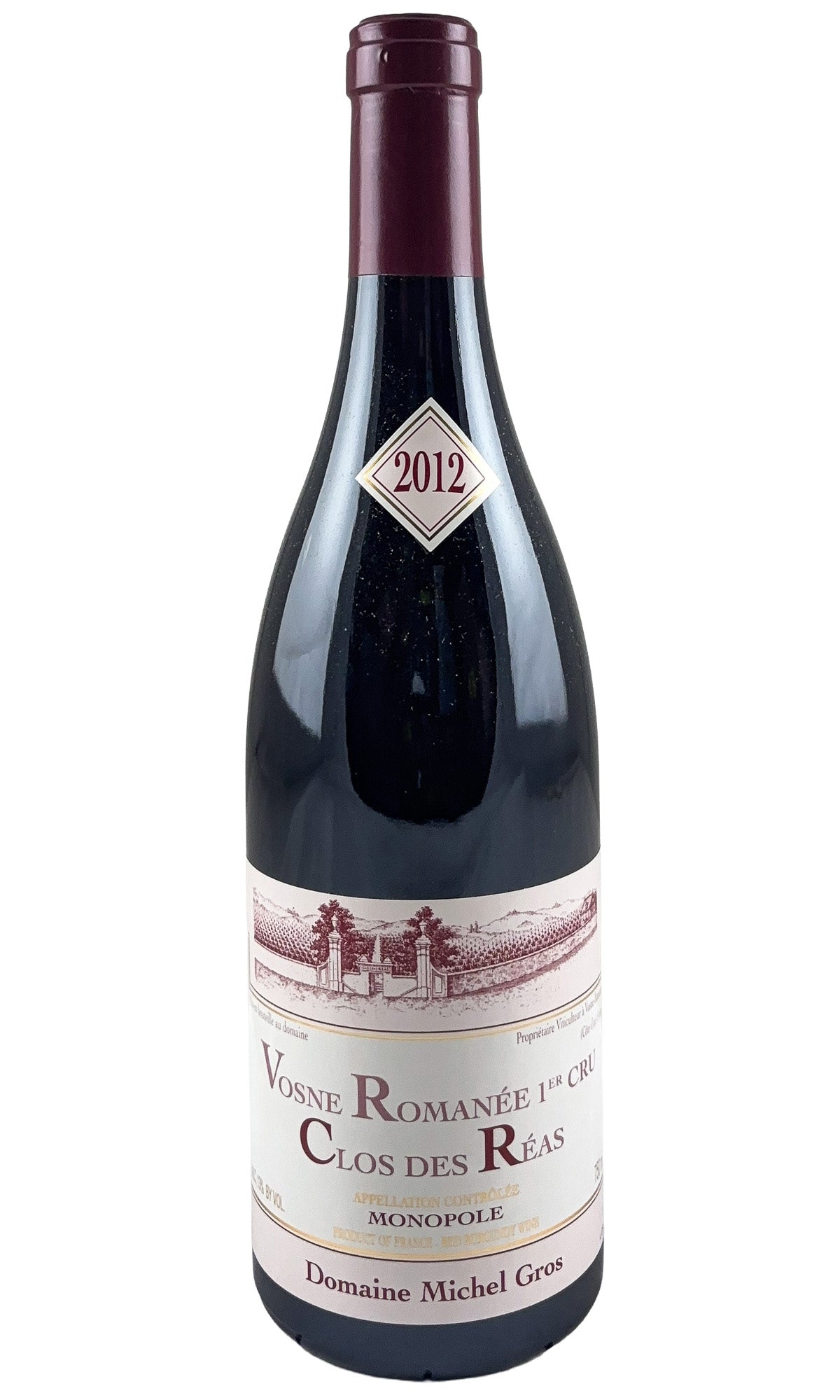 Bottle of Michel Gros, Vosne-Romanee Clos des Reas, 2012 - Red Wine - Flatiron Wines & Spirits - New York