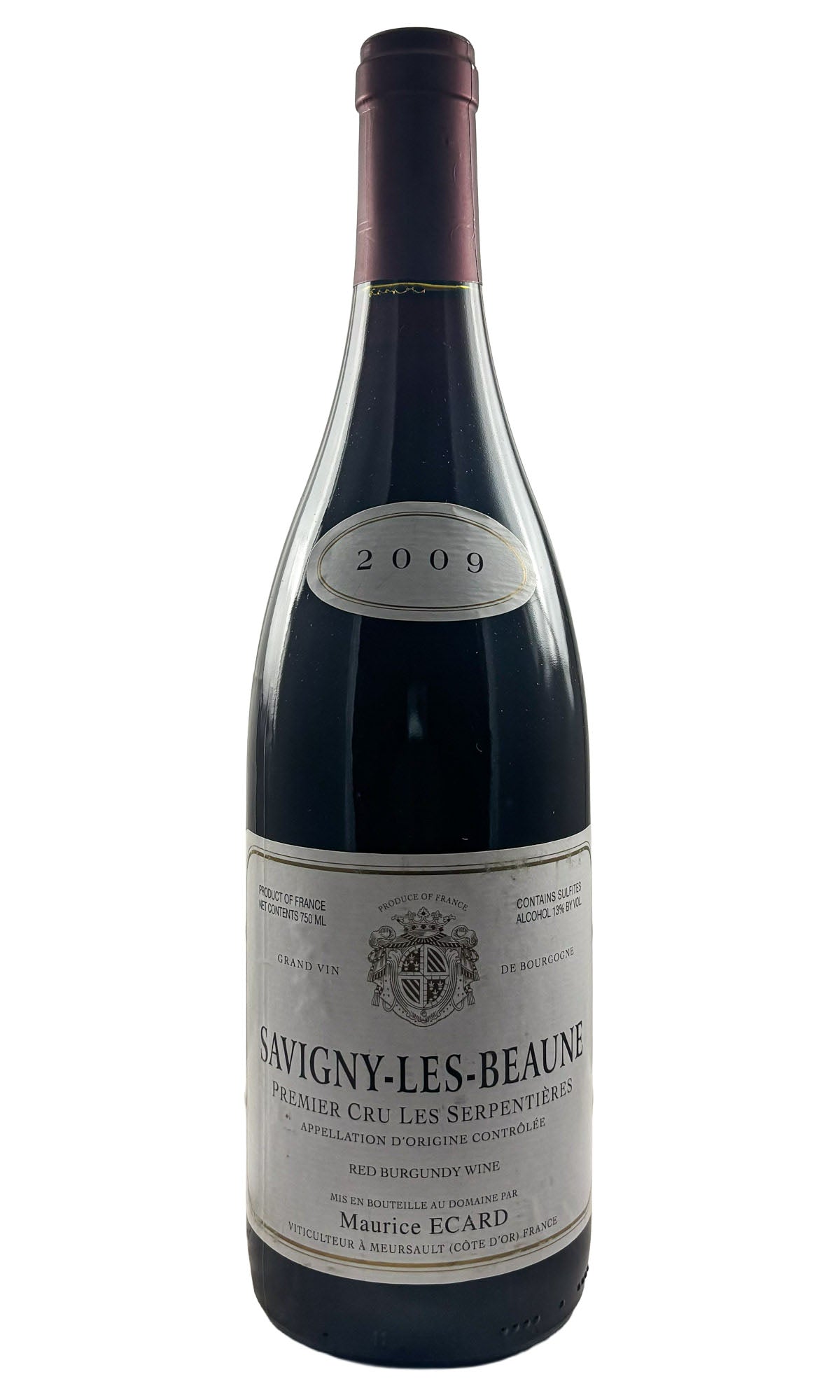 Bottle of Michel & Joanna Ecard, Savigny-les-Beaune 1er Cru Les Serpentieres, 2009 - Red Wine - Flatiron Wines & Spirits - New York