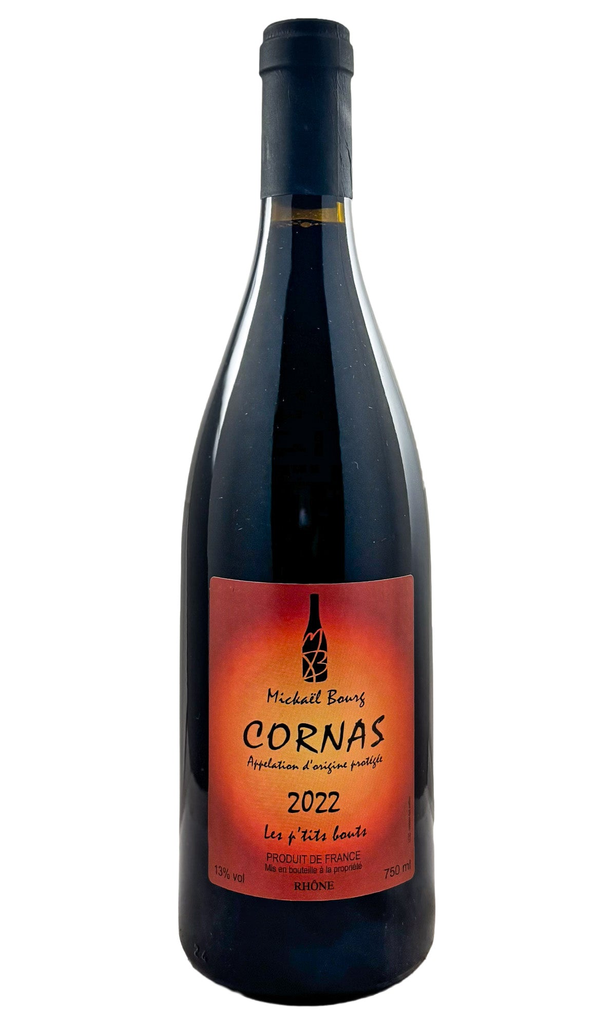 Bottle of Mickael Bourg, Cornas "Les P'tits Bouts", 2022 - Red Wine - Flatiron Wines & Spirits - New York
