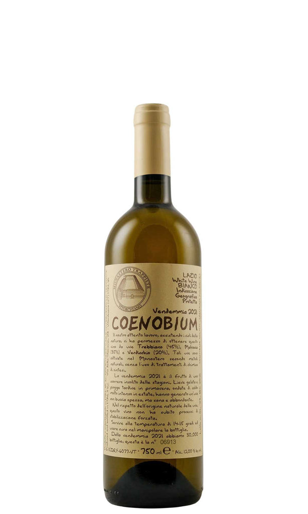 Bottle of Monastero Suore Cistercensi, Lazio Bianco "Coenobium", 2021 - White Wine - Flatiron Wines & Spirits - New York