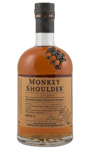 Bottle of Monkey Shoulder, Batch 27 Blended Malt Scotch Whisky, NV - Spirit - Flatiron Wines & Spirits - New York
