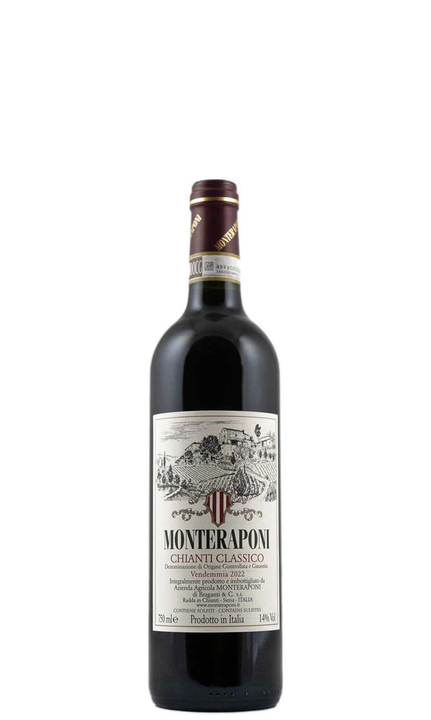 Bottle of Monteraponi, Chianti Classico, 2022 - Red Wine - Flatiron Wines & Spirits - New York