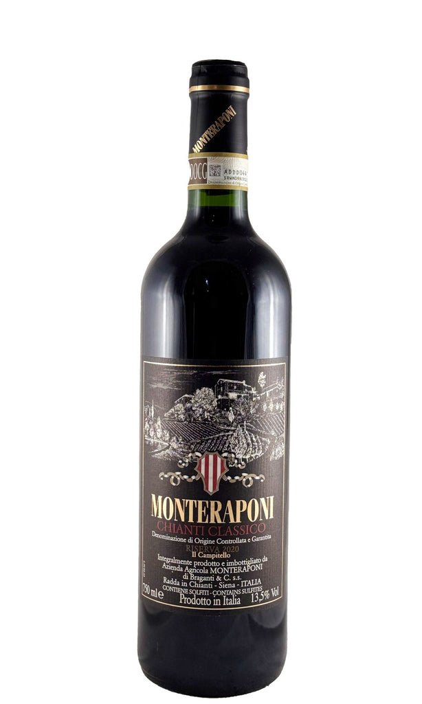 Bottle of Monteraponi, Chianti Classico Riserva Il Campitello, 2020 - Red Wine - Flatiron Wines & Spirits - New York