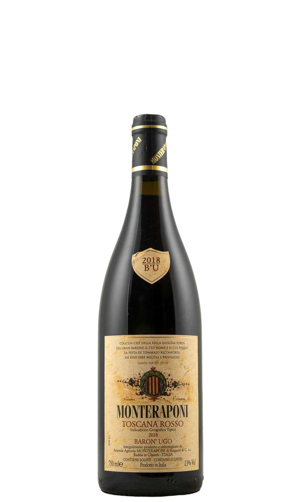 Bottle of Monteraponi, Toscana Rosso Baron Ugo, 2018 - Red Wine - Flatiron Wines & Spirits - New York