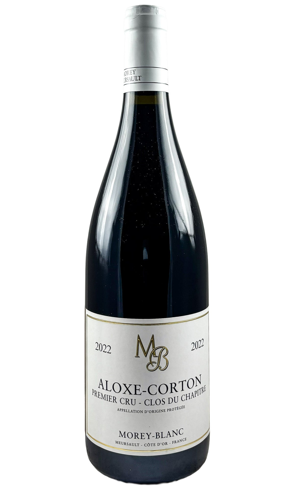Bottle of Morey-Blanc, Aloxe Corton 1er Cru Rouge Clos du Chapitre, 2022 - Red Wine - Flatiron Wines & Spirits - New York