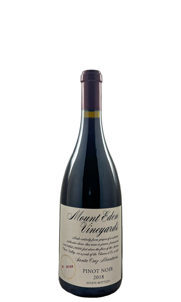 Bottle of Mount Eden Vineyards, Estate Pinot Noir Santa Cruz, 2018 - Red Wine - Flatiron Wines & Spirits - New York