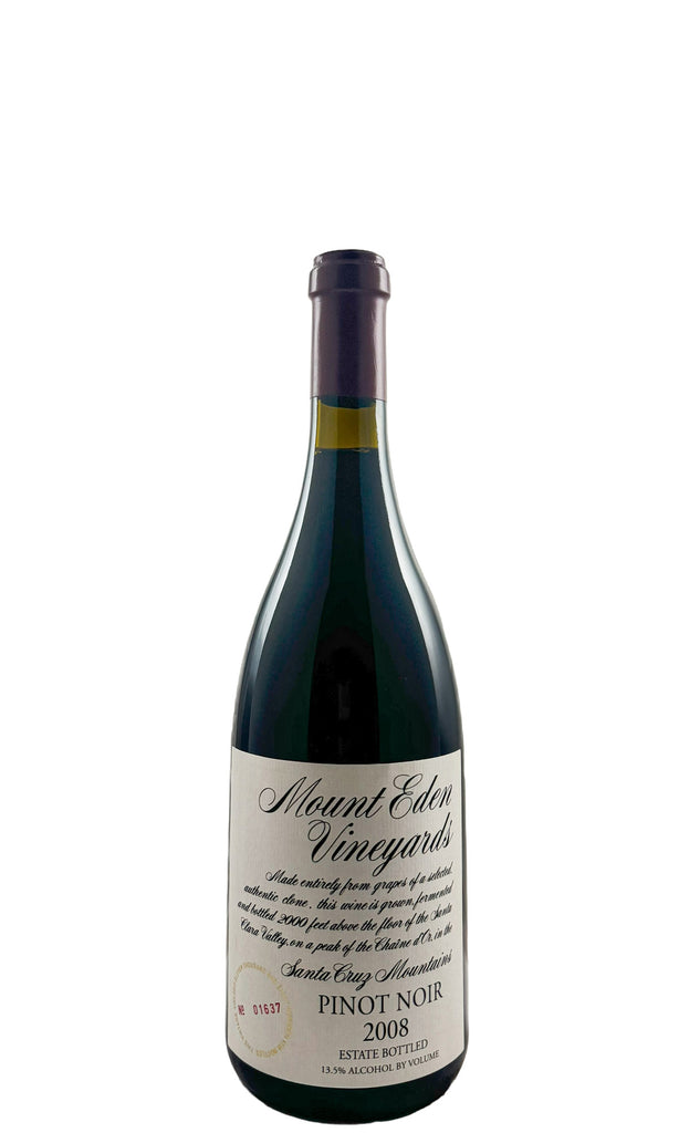 Bottle of Mount Eden Vineyards, Santa Cruz Mountain Pinot Noir, 2008 - Red Wine - Flatiron Wines & Spirits - New York