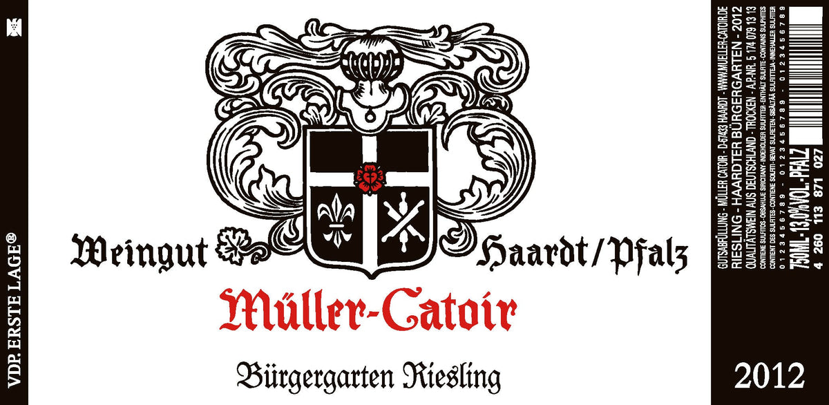 Bottle of Muller-Catoir, Haardt Riesling Trocken, 2024 (Pre-Arrival, ETA Late Fall 2026) - White Wine - Flatiron Wines & Spirits - New York