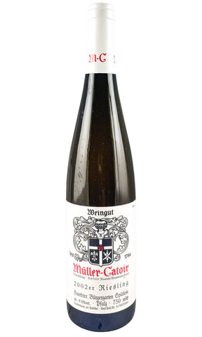 Bottle of Muller-Catoir, Haardter Burgergarten Riesling Spätlese, 2002 - White Wine - Flatiron Wines & Spirits - New York