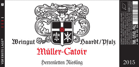 Bottle of Muller-Catoir, Haardter Herrenletten Riesling Erste Lage Trocken, 2023 (Pre-Arrival, ETA Late Fall 2026) - White Wine - Flatiron Wines & Spirits - New York