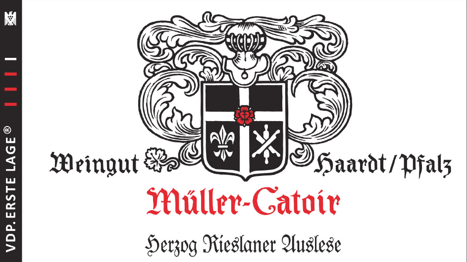 Bottle of Muller-Catoir, Haardter Herzog Rieslaner Auslese, 2017 (375ml) (Pre-Arrival, ETA Late Fall 2026) - Dessert Wine - Flatiron Wines & Spirits - New York