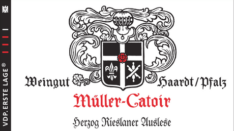 Bottle of Muller-Catoir, Haardter Herzog Rieslaner Auslese, 2017 (375ml) (Pre-Arrival, ETA Late Fall 2026) - Dessert Wine - Flatiron Wines & Spirits - New York