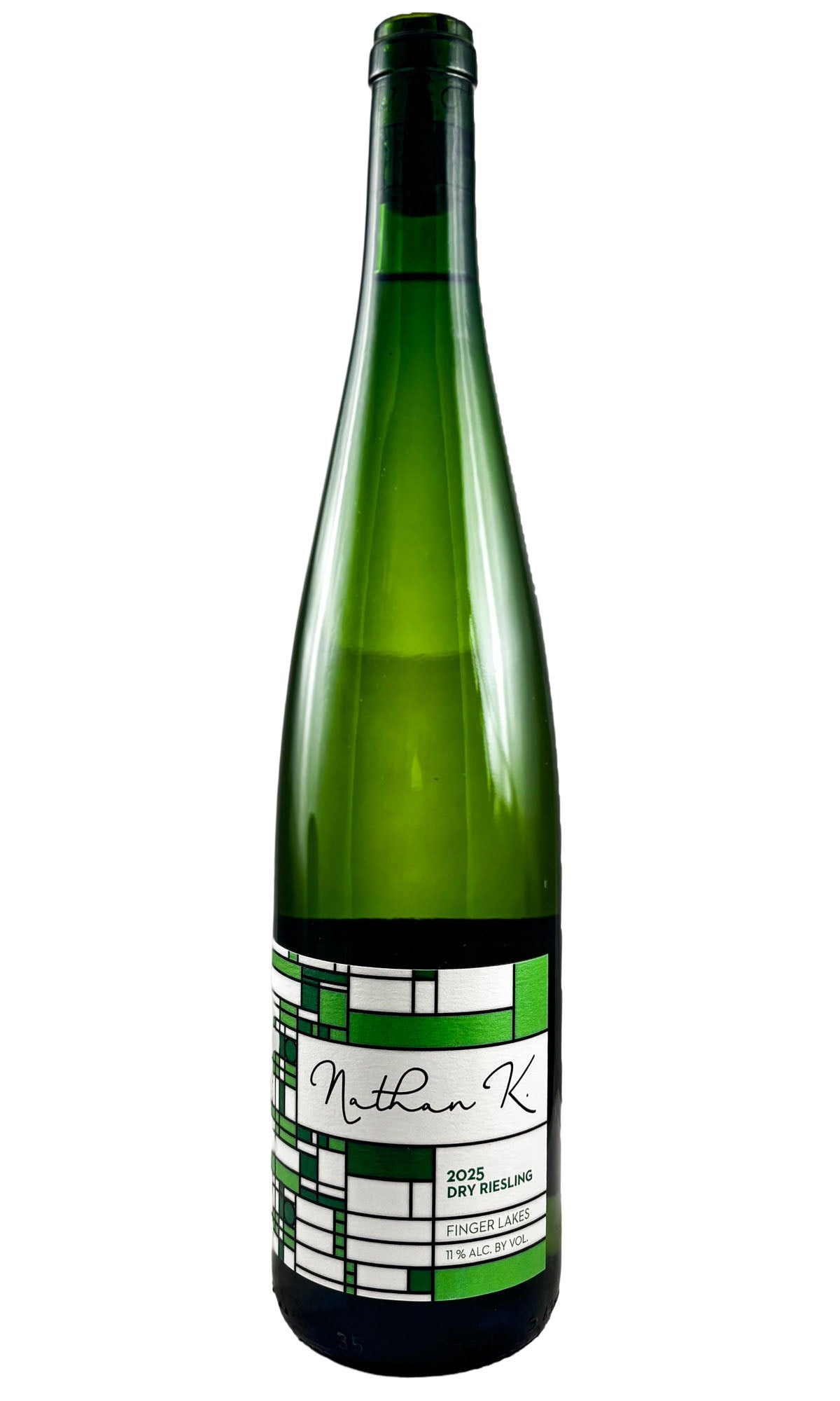 Bottle of Nathan K, Dry Riesling Finger Lakes, 2025 - White Wine - Flatiron Wines & Spirits - New York