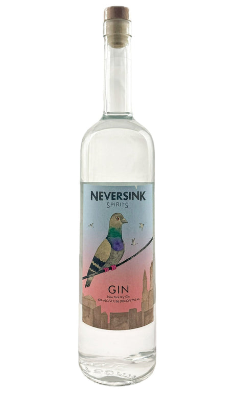 Bottle of Neversink Spirits, Pigeon New York Dry Gin - Spirit - Flatiron Wines & Spirits - New York