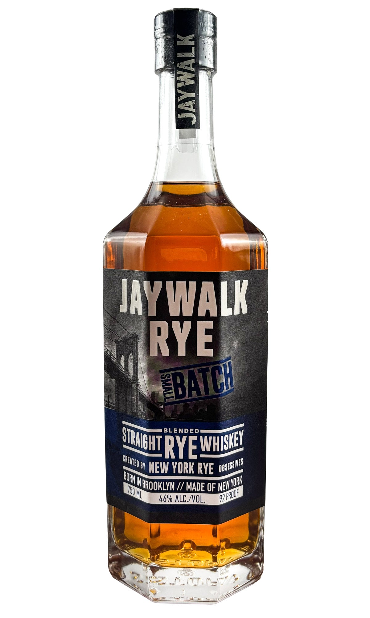 Bottle of New York Distilling Company, Jaywalk Small Batch Straight Rye Whiskey, NV - Spirit - Flatiron Wines & Spirits - New York