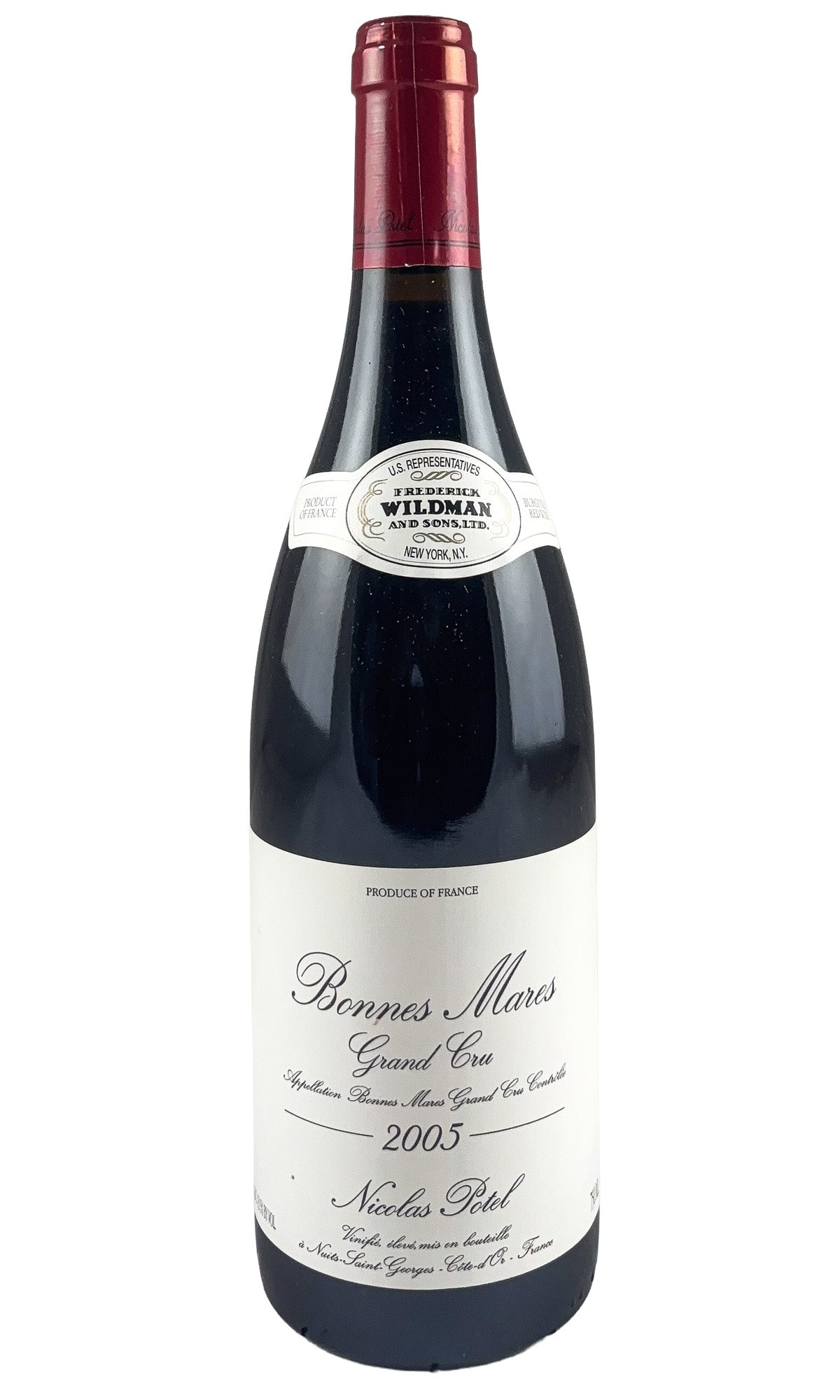 Bottle of Nicolas Potel, Bonnes Mares Grand Cru, 2005 - Red Wine - Flatiron Wines & Spirits - New York