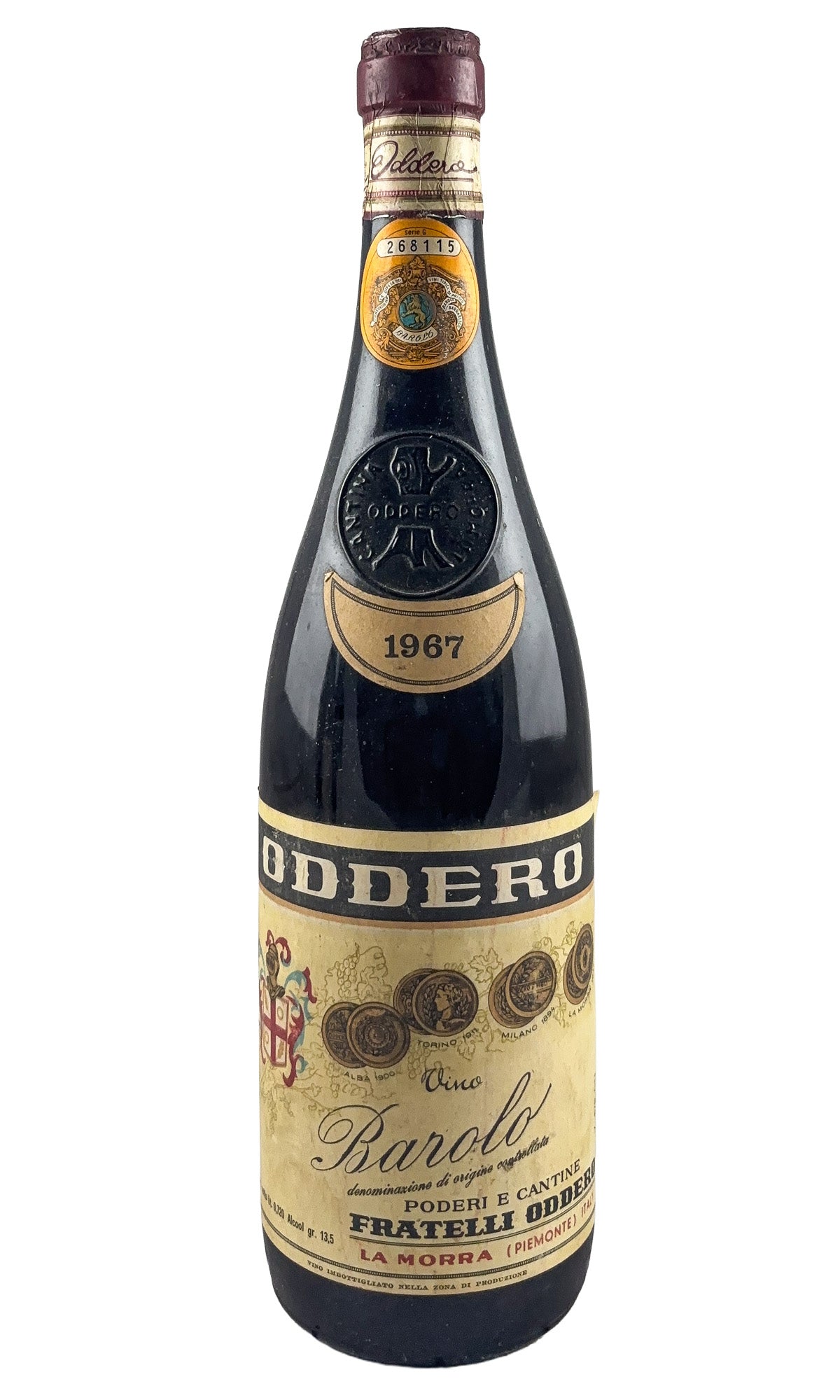 Bottle of Oddero, Barolo, 1967 - Red Wine - Flatiron Wines & Spirits - New York
